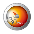 Internet haute vitesse 30 Mbps